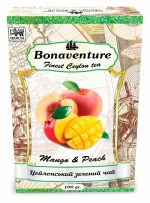 Зелений чай "Mango & Peach" (Манго і Персик) - Bonaventure (100 гр.)