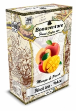 Чорний чай "Mango & Peach" (Манго і Персик) - Bonaventure (100 гр.)