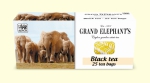 Черный пакетированный чай Grand Elephant's - 25 пакетиков