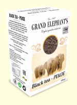 Чорний середньолистовий терпкий чай PEKOE - Grand Elephant's (100 гр.)